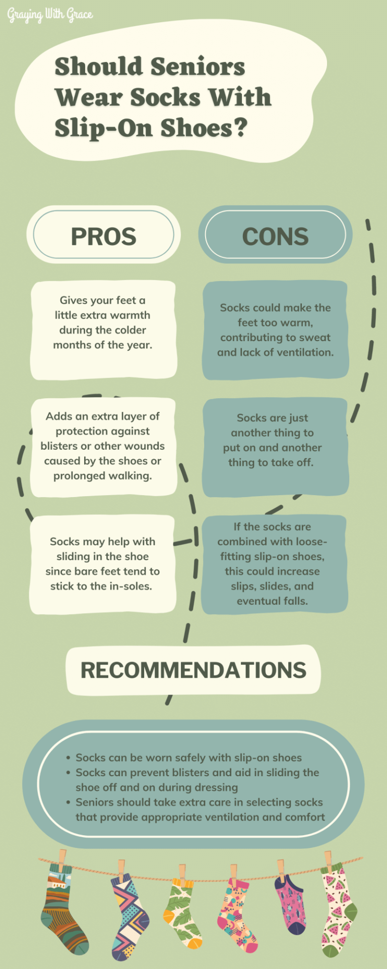 Should Seniors Wear Socks with SlipOn Shoes?