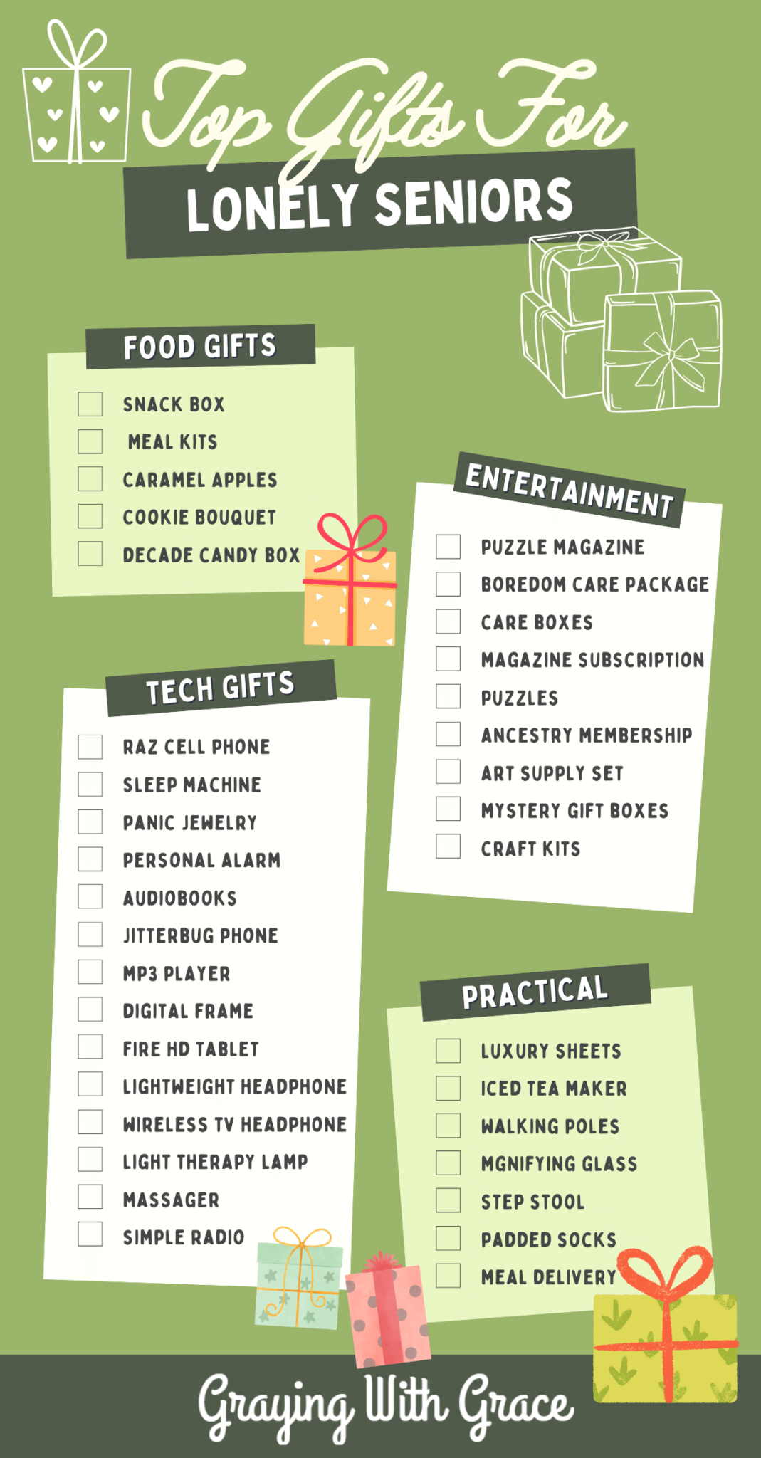40+ Gifts for Lonely Elderly People (Help Them Feel Loved)