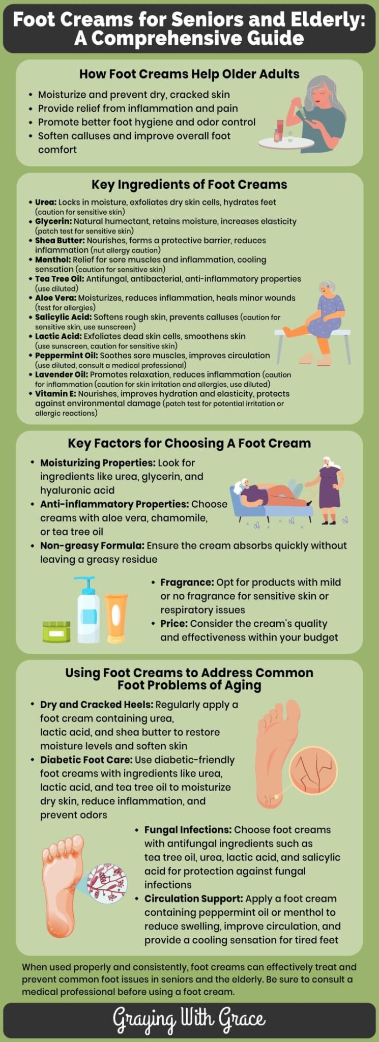 Best Foot Creams For Seniors And Elderly (Revitalize Aging Feet)