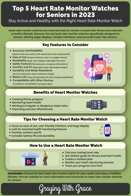 Top Heart Rate Monitor Watches for Seniors Accurate & Easy!