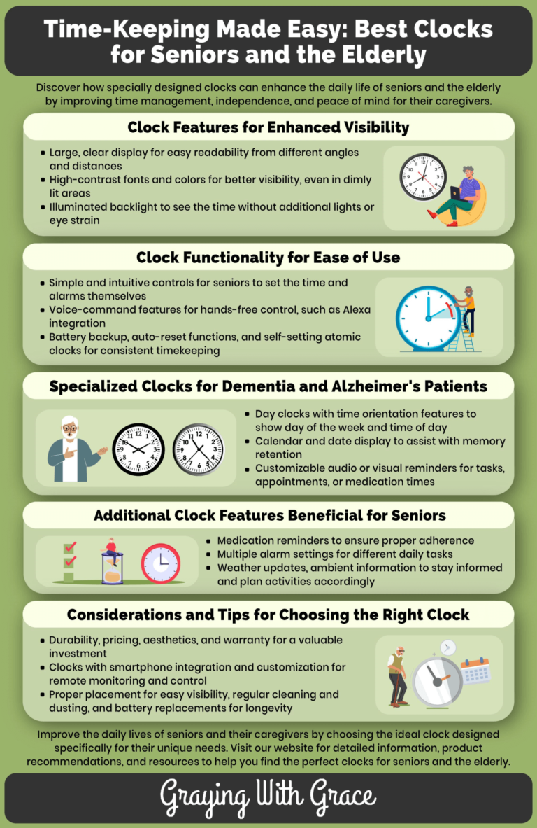 Best Clocks for Seniors 11 Helpful Options to Take Back Time