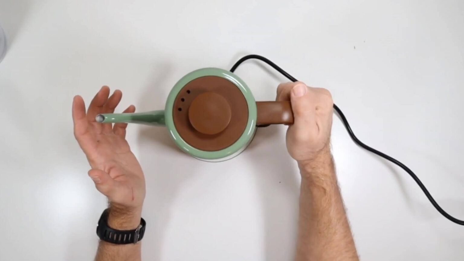 Dmofwhi Electric Gooseneck Kettle Simply Convenient Tea Making Graying With Grace