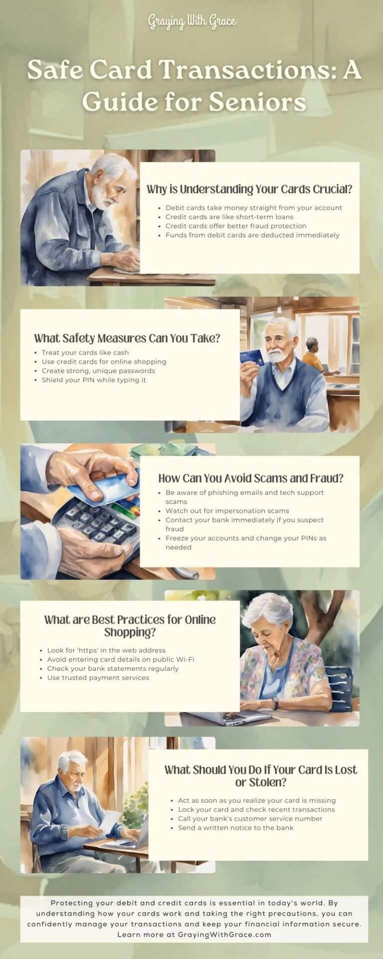 How Can Seniors Protect Their Credit & Debit Card Information?