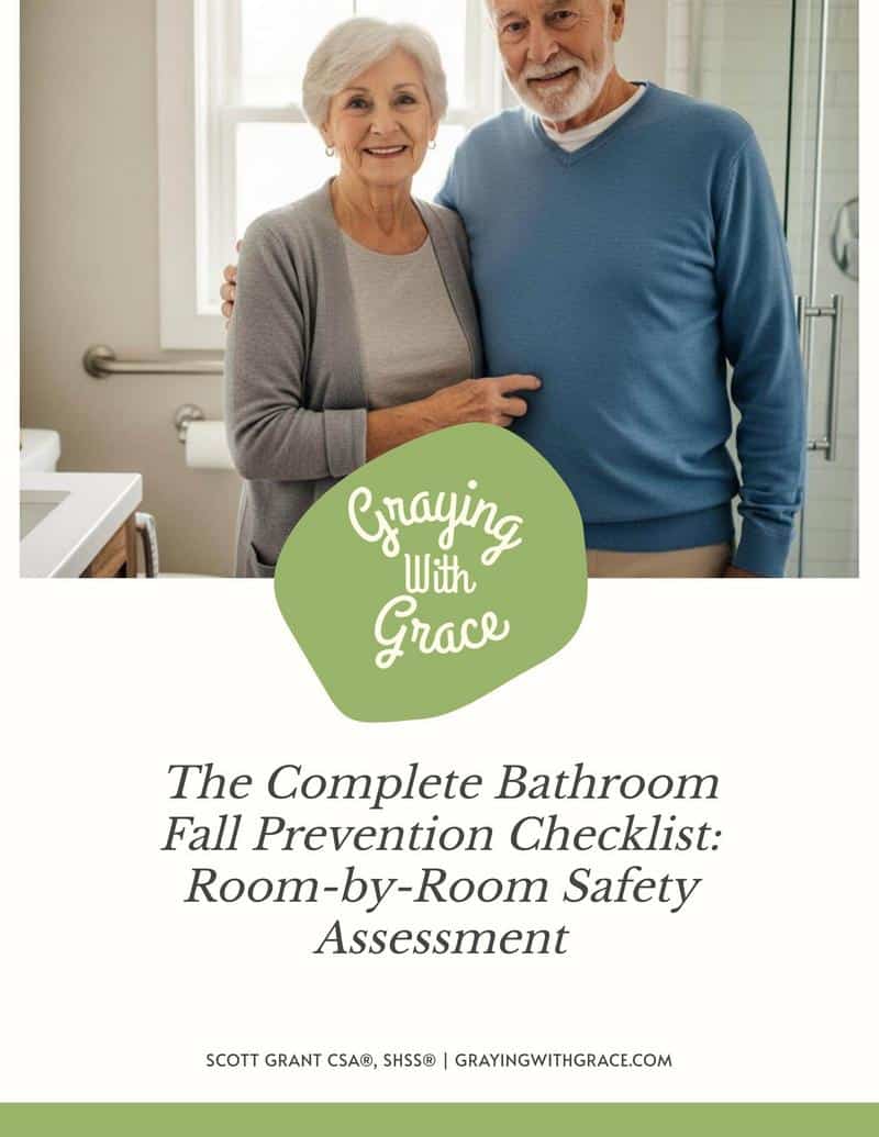 preview image of the cover of The Complete Bathroom Fall Prevention Checklist: Room-by-Room Safety Assessment handout