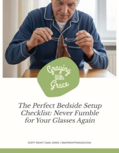 preview image of the cover of The Perfect Bedside Setup Checklist: Never Fumble for Your Glasses Again handout