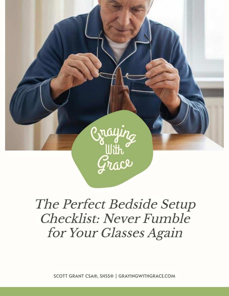 preview image of the cover of The Perfect Bedside Setup Checklist: Never Fumble for Your Glasses Again handout