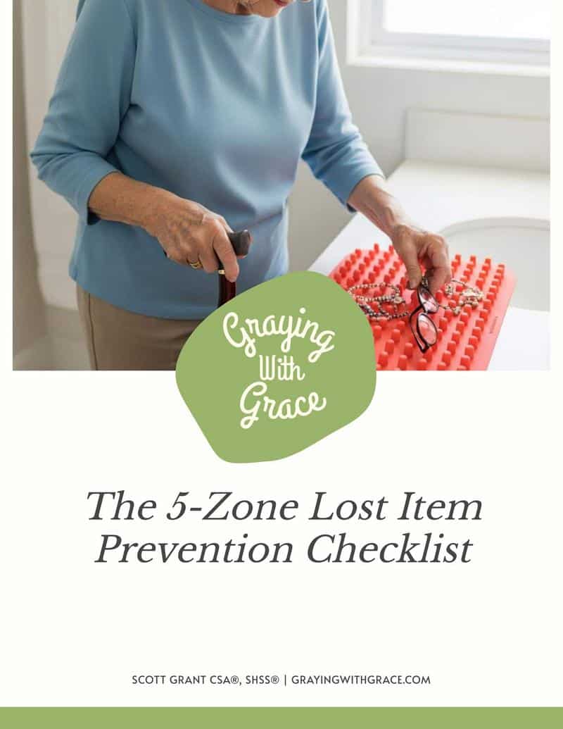 preview image of the cover of The 5-Zone Lost Item Prevention Checklist handout