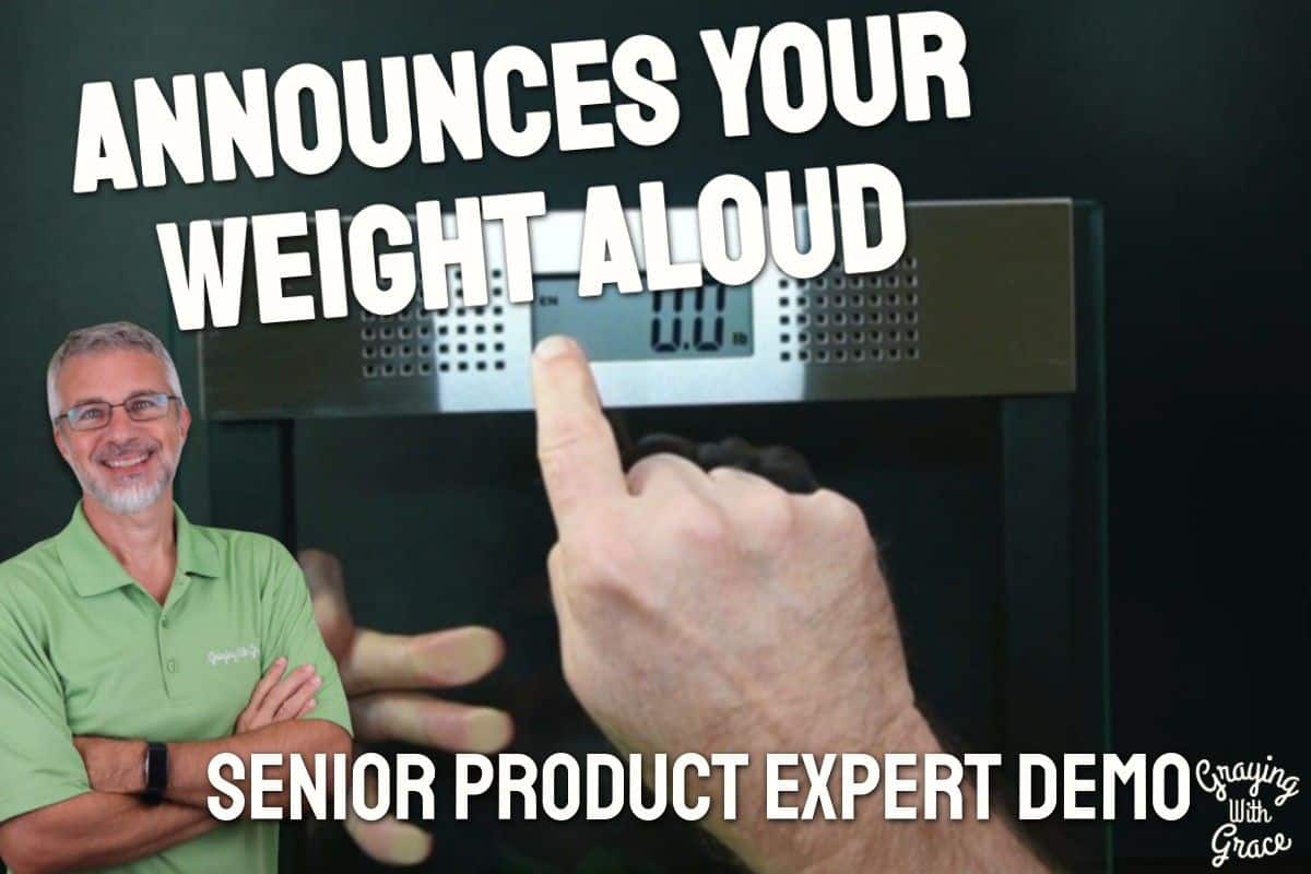 Talking Bathroom Scale for Seniors - Close Look at Taylor