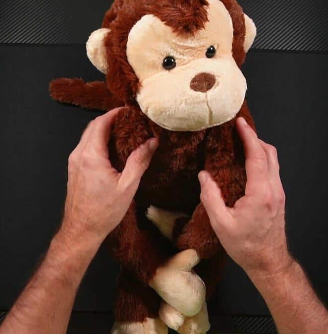 Hugz Coco the Monkey Weighted Heatable Plush