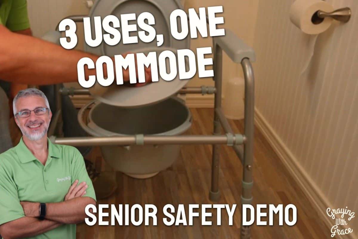 Bedside Commode 3-in-1 for Seniors - Close Look at HOMLAND