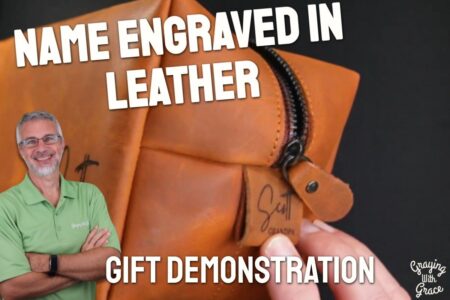 Personalized Leather Toiletry Bag - Close Look at Kordelia