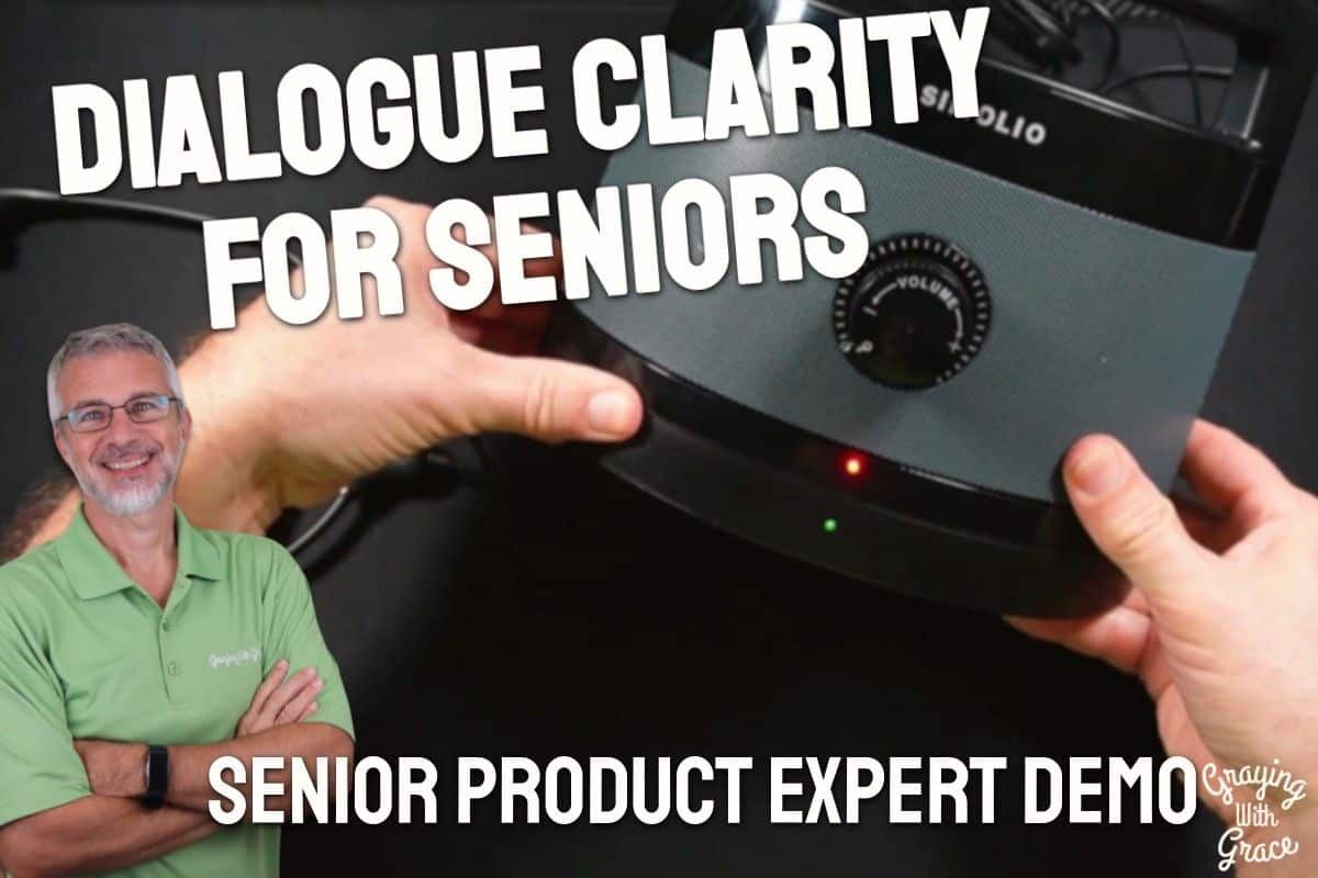 Wireless TV Speaker for Hard of Hearing Seniors - Close Look at SIMOLIO