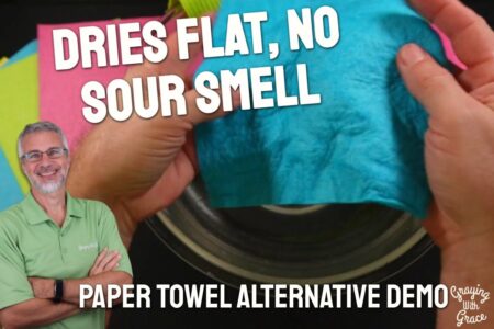 Swedish Dishcloth Replace Paper Towels - Close Look at ACTIVE