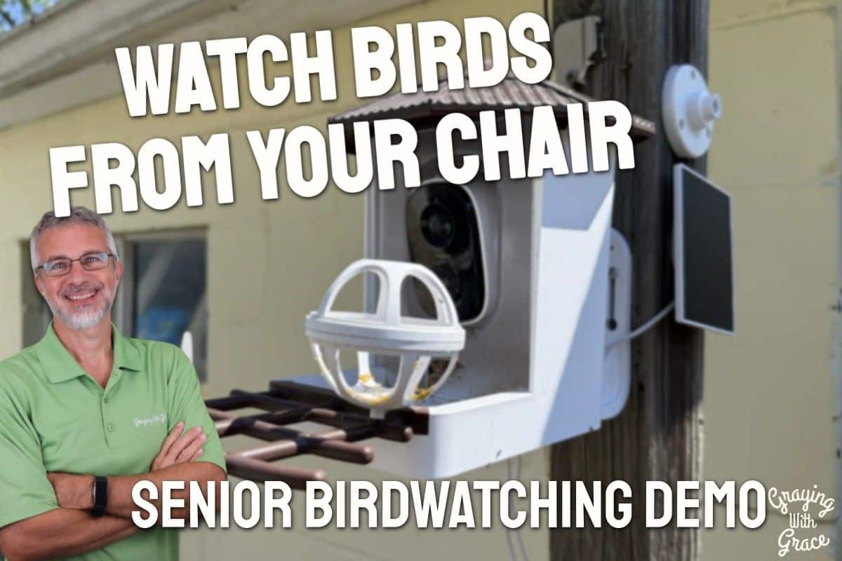 Bird Feeder with Camera for Seniors - Close Look at Wansview