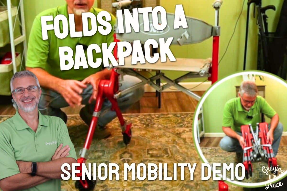 Folding Rollator That Packs Into a Backpack - Close Look at VOCiC