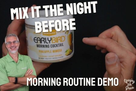 Nightstand Morning Energy Drink - Close Look at EarlyBird