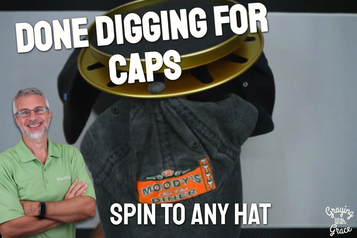 Stop Digging Through Hat Piles - Rotating Cap Rack