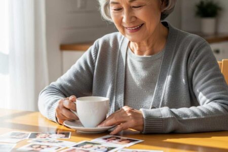 Keep older woman tea family photos kitchen[1]