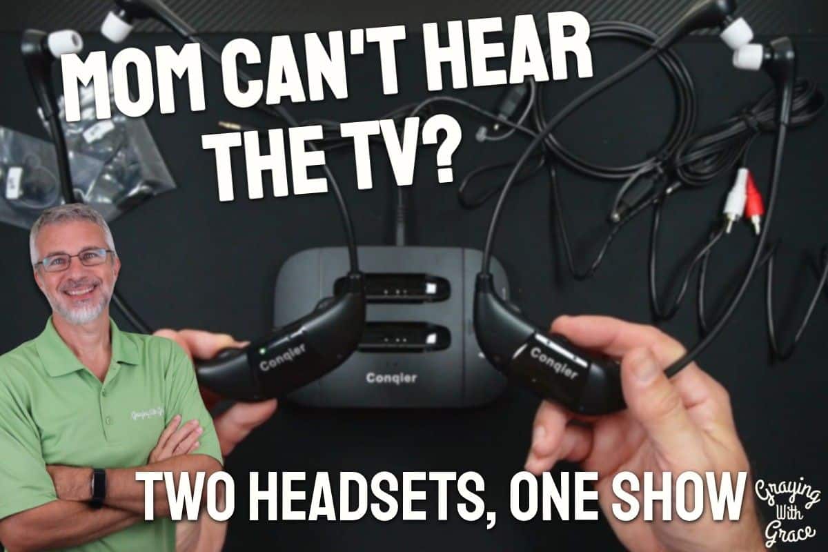 Wireless Headphones for TV - Two People, One Show