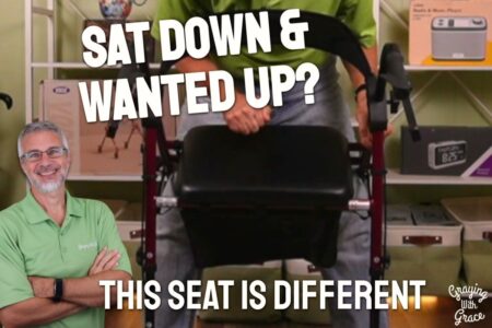 Rollator Seat You Can Actually Sit On - Memory Foam