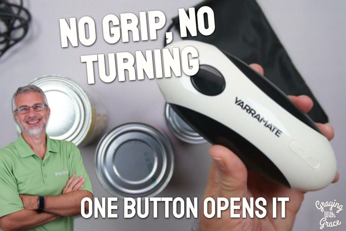 One Button Opens the Can - No Grip or Turning Needed