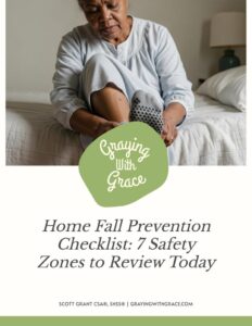 preview image of the cover of Home Fall Prevention Checklist: 7 Safety Zones to Review Today handout
