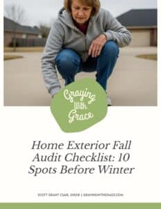 preview image of the cover of Home Exterior Fall Audit Checklist: 10 Spots Before Winter handout