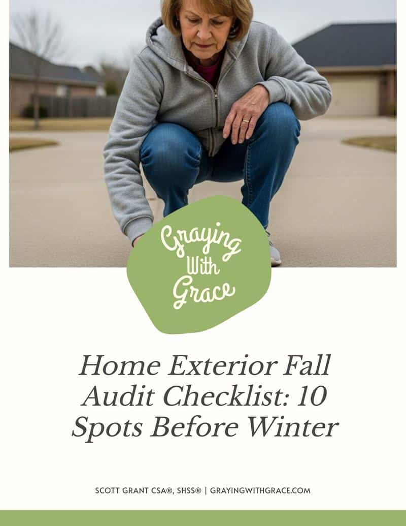 preview image of the cover of Home Exterior Fall Audit Checklist: 10 Spots Before Winter handout