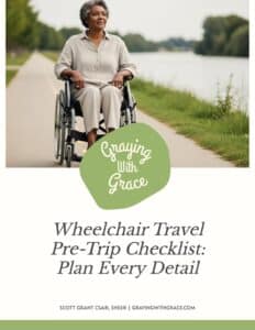 preview image of the cover of Wheelchair Travel Pre-Trip Checklist: Plan Every Detail handout