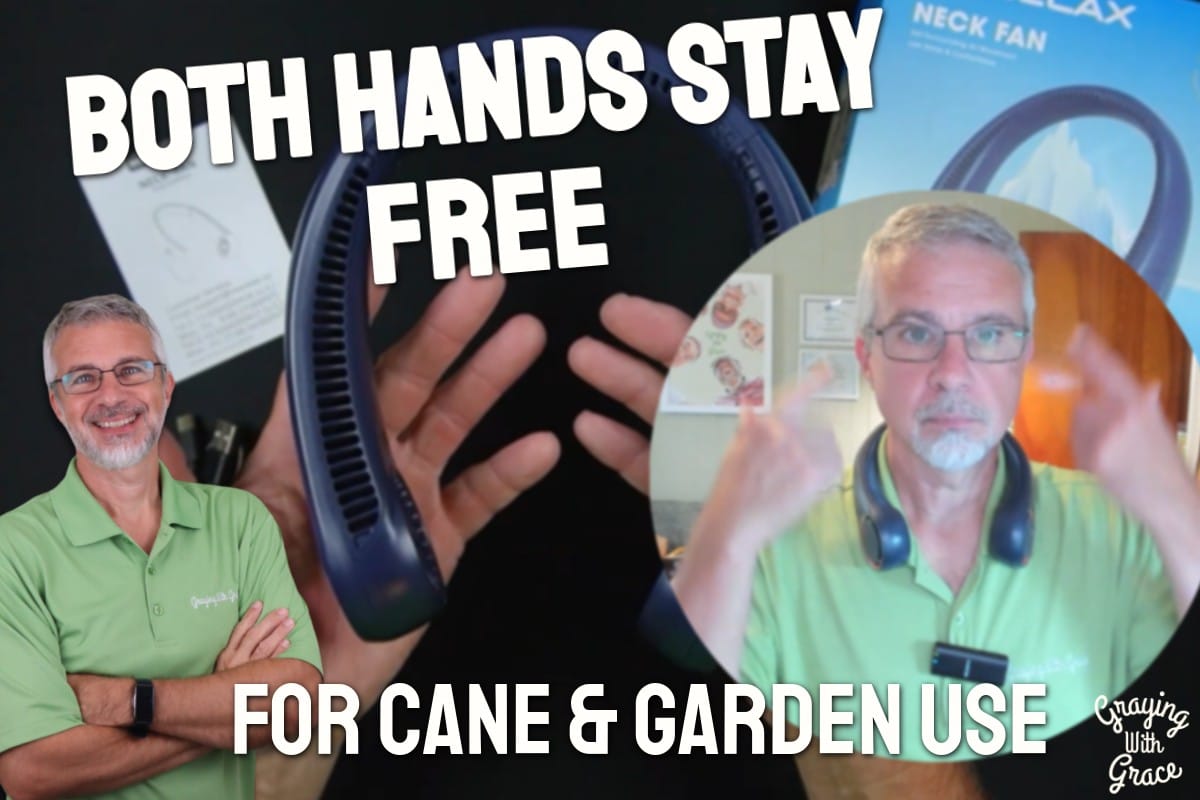 Portable Neck Fan for Seniors Review: Hands-Free Cooling Outdoors