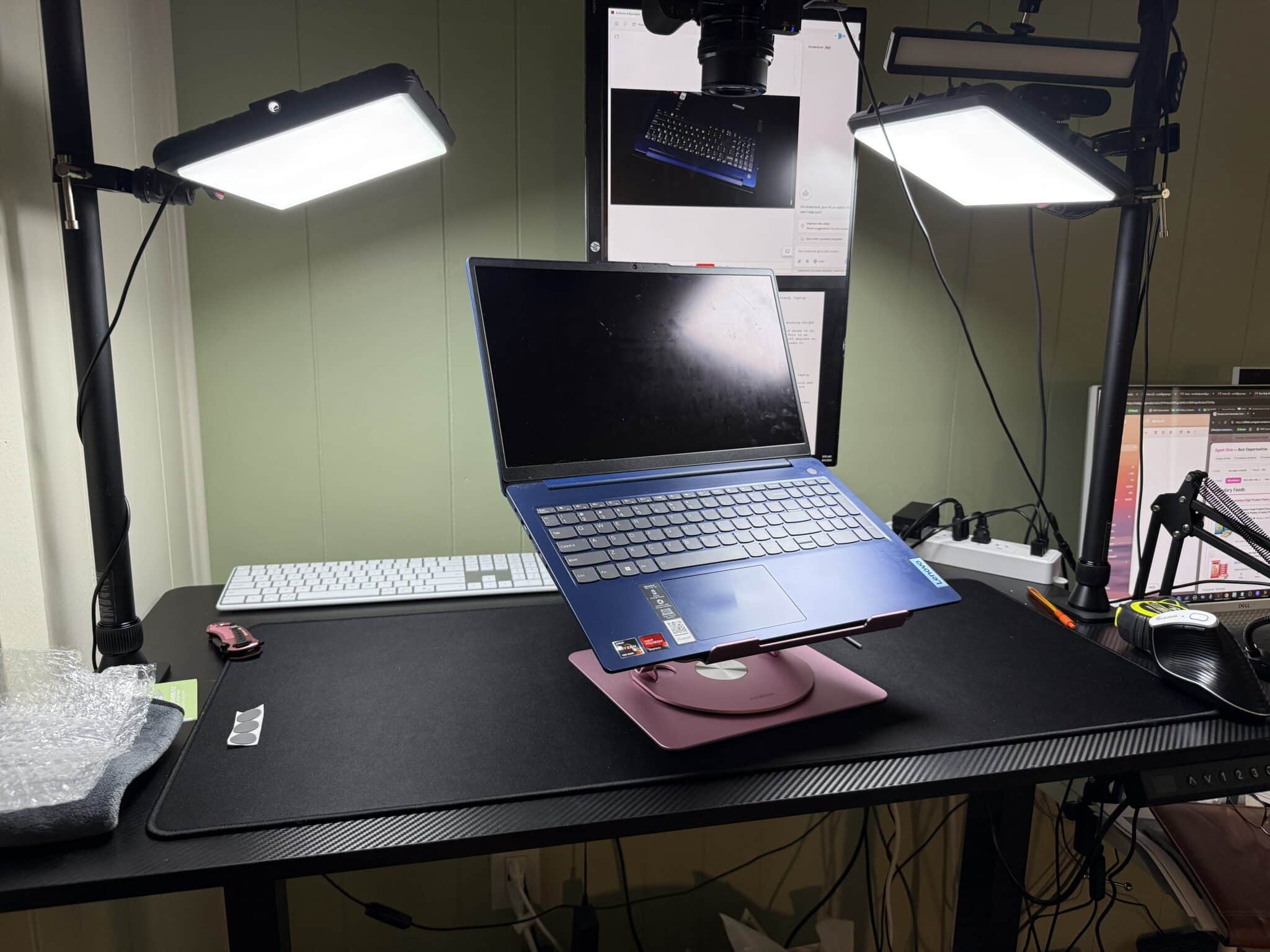 Adjustable Laptop Stand for Neck Pain Relief: Eye-Level Comfort