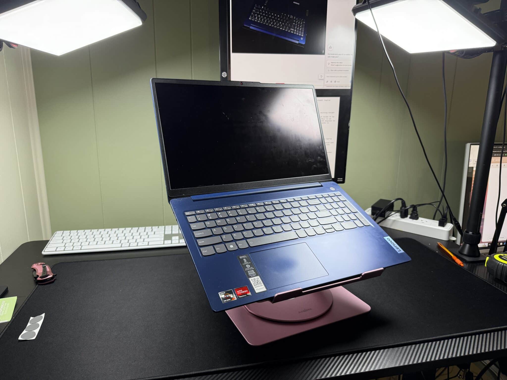 Adjustable Laptop Stand for Neck Pain Relief: Eye-Level Comfort