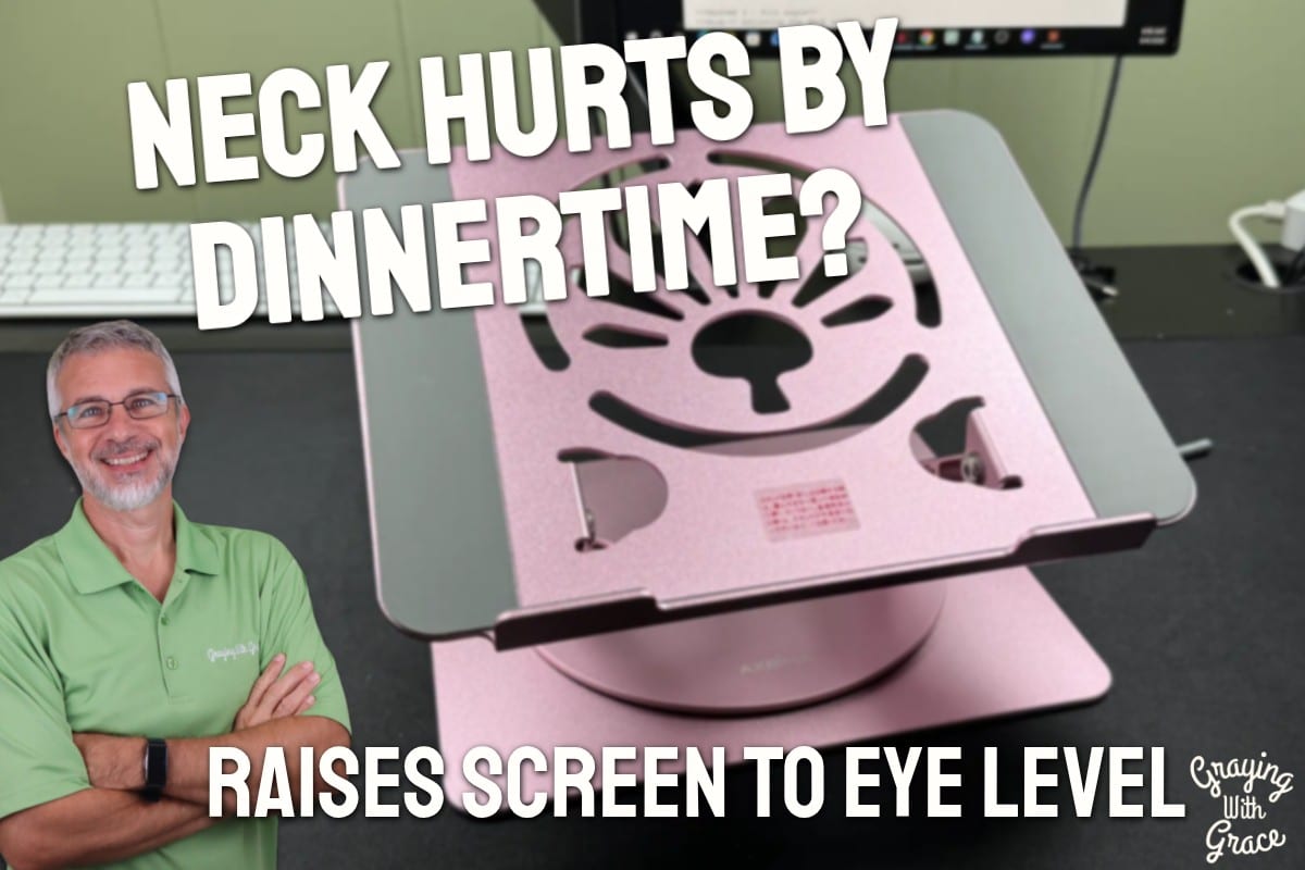 Adjustable Laptop Stand for Neck Pain Relief: Eye-Level Comfort