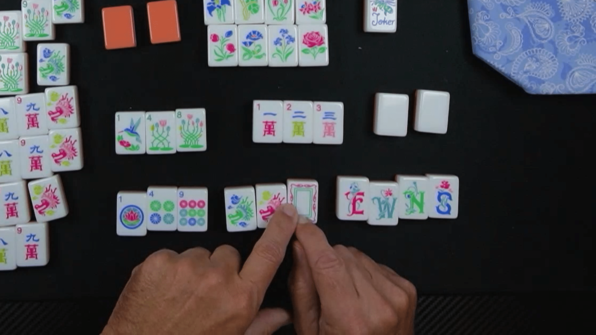 Large Print Mahjong Set Review: Averill Monet's Garden for Aging Eyes