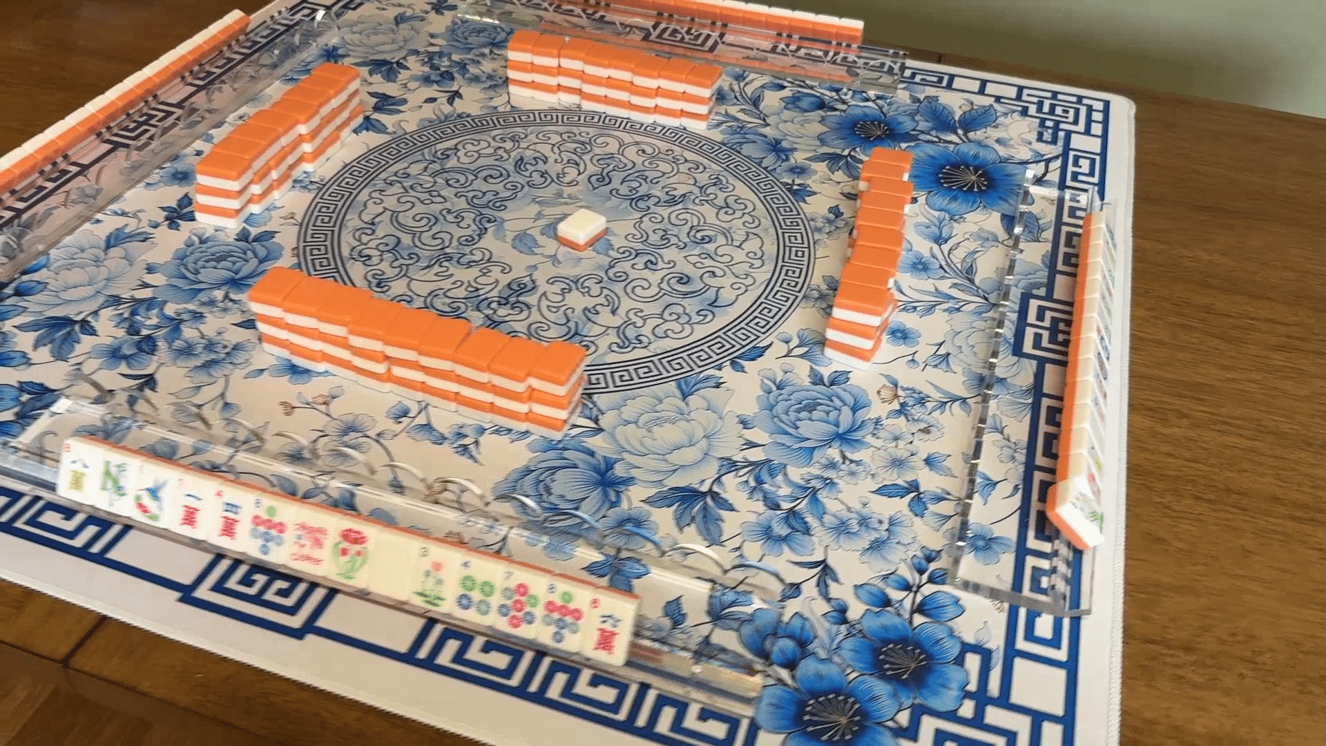 Large Print Mahjong Set Review: Averill Monet's Garden for Aging Eyes