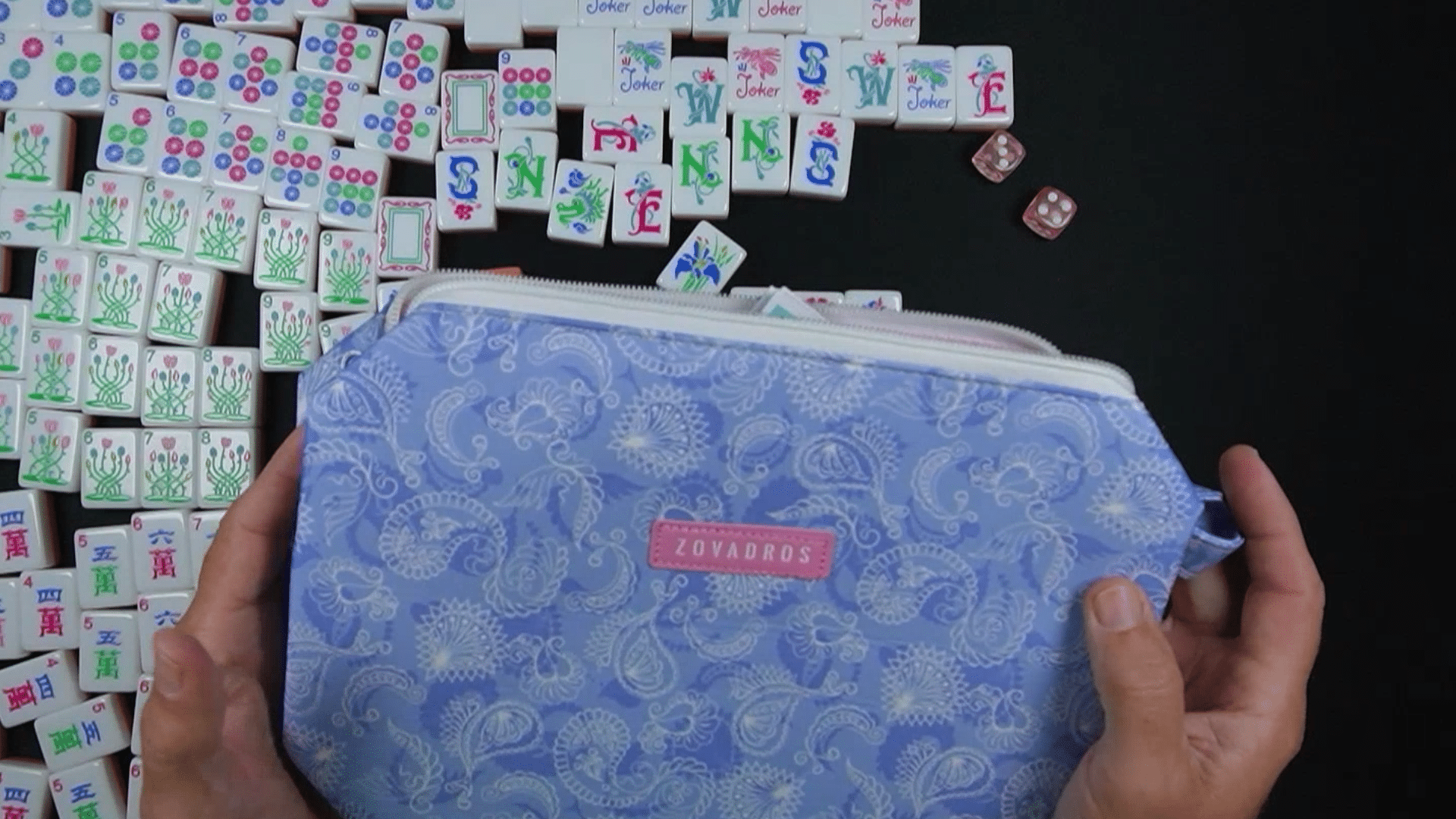 Large Print Mahjong Set Review: Averill Monet's Garden for Aging Eyes