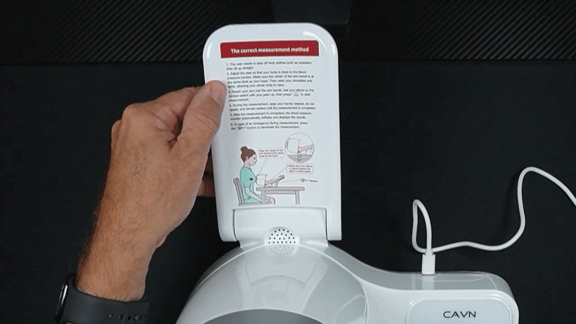 Blood Pressure Monitor Easy To Use: No-Wrap Help for Arthritic Hands
