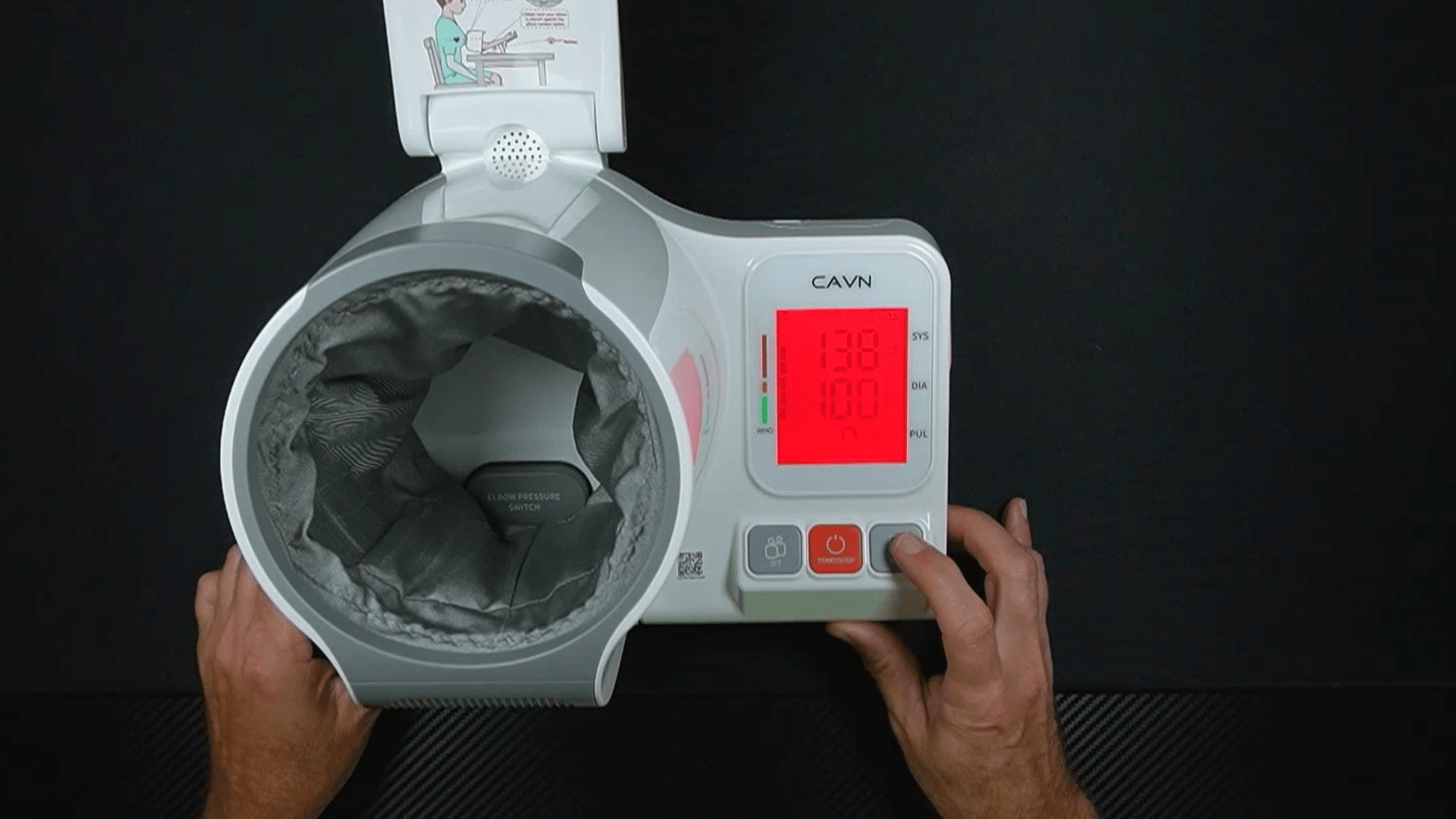 Blood Pressure Monitor Easy To Use: No-Wrap Help for Arthritic Hands