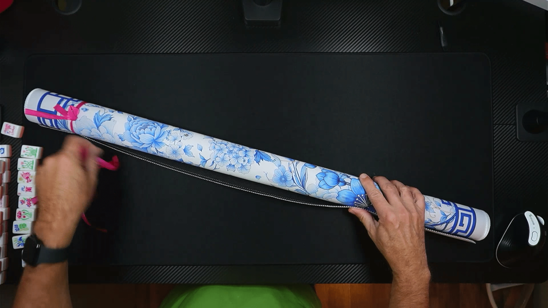 Quiet Mahjong Mat for Table Review: Peaceful Play for Seniors