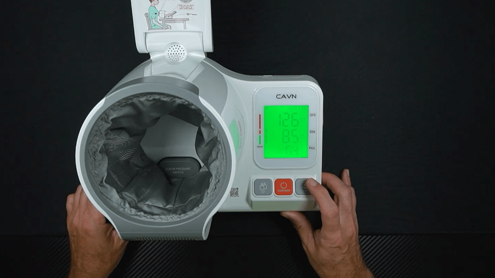 Blood Pressure Monitor Easy To Use: No-Wrap Help for Arthritic Hands