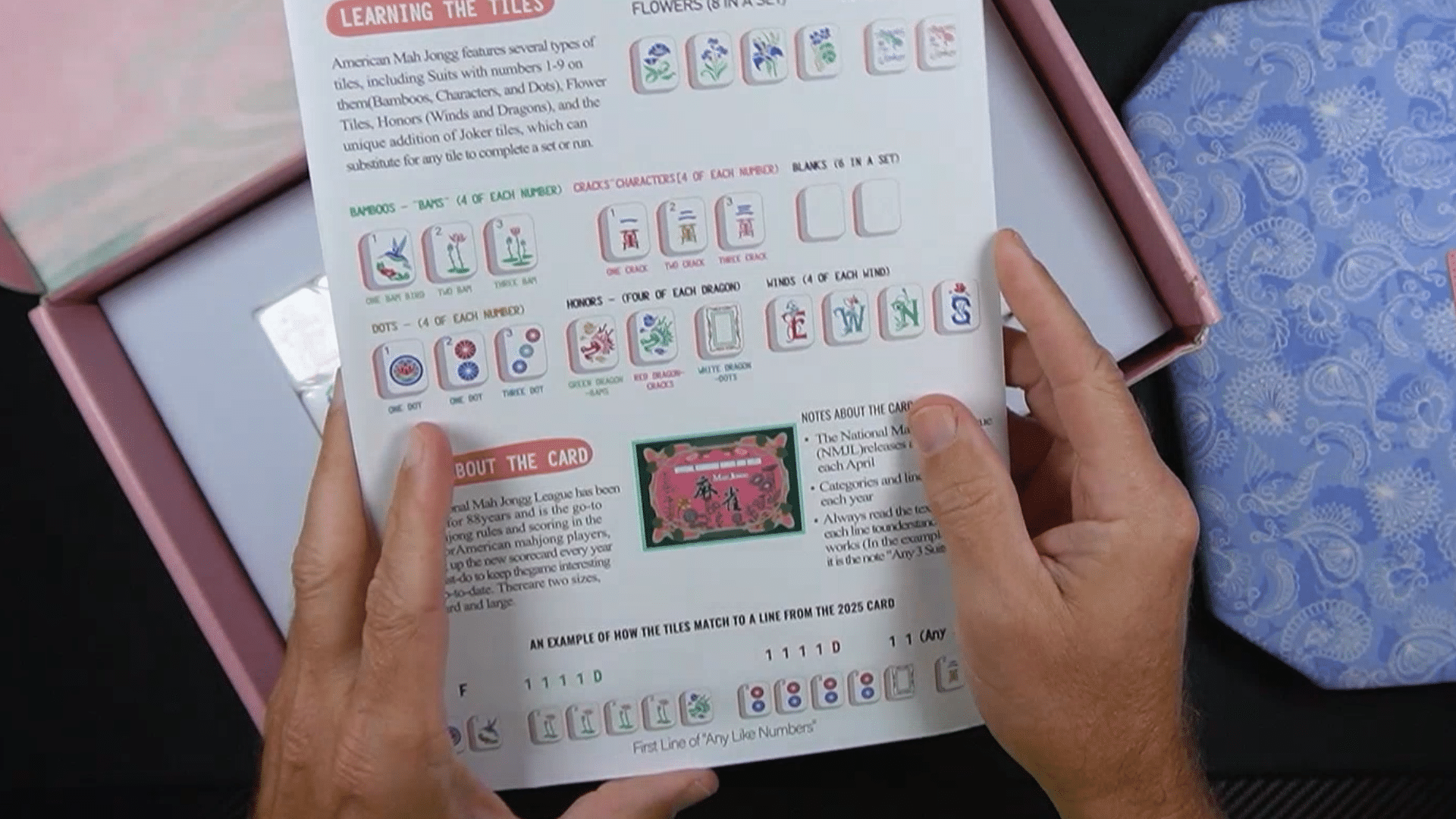 Large Print Mahjong Set Review: Averill Monet's Garden for Aging Eyes